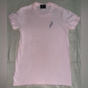 Valfre Pastel Pink Tee with Comb Graphic